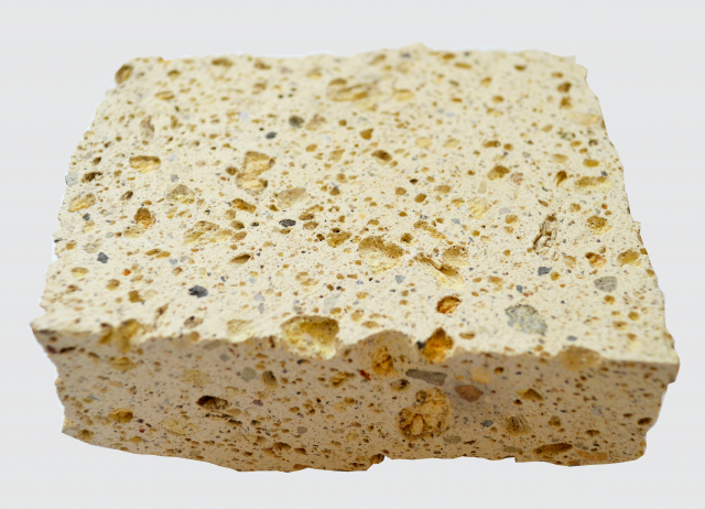 Ignimbrita no soldada. Roca explosiva. Arico, Tenerife.