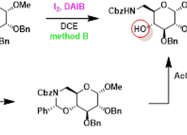 Intramolecular Metal-free C(sp3)-H Activation Enables a Selective Mono O-Debenzylation of Fully Protected Aminosugars
