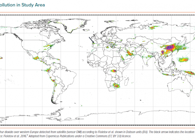 Relationship Between Exposure to Sulphur Dioxide Air Pollution, White Cell Inflammatory Biomarkers and Enzymatic Infarct Size in Patients With ST-segment Elevation Acute Coronary Syndromes