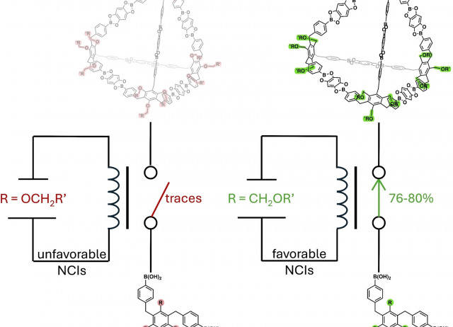 Predisposition in Dynamic Covalent Chemistry: The Role of Non-Covalent Interactions in the Assembly of Tetrahedral Boronate Cages