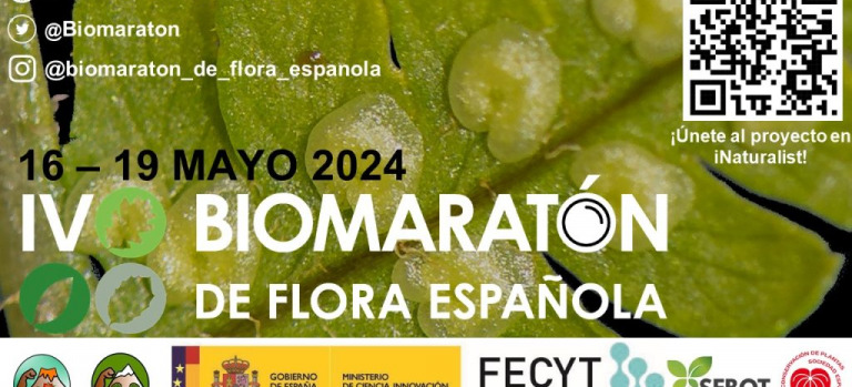 Banner del IV Biomaratón de Flora Española